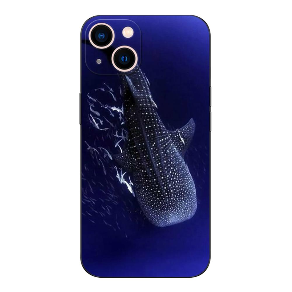 

Черный чехол из ТПУ для Samsung Galaxy A6 A8 A9 2018 plus whale shark Samsung A8 PLUS 2018