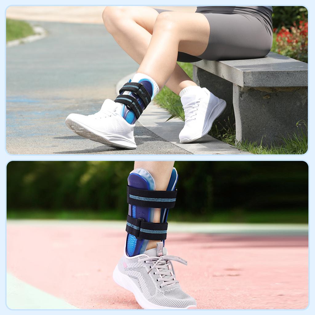 Ankle Brace Support for Sprains and Ligament Injury, Stirrup Ankle Splint Stabilizer Fits Left & Right Feet