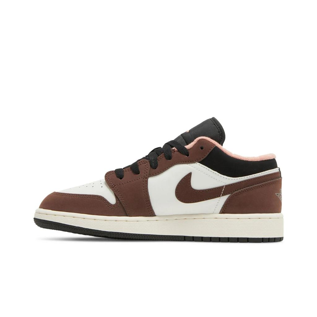 Air Jordan 1 Low SE Grade School 'Light Chocolate' (Unisex) Light Chocolate / Black / Sail / Crimson Bliss Kids' Basketball Shoes DM0589 200