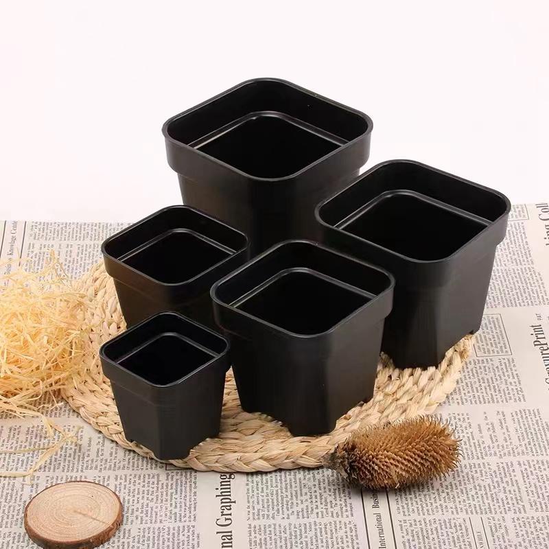 Nowe Zagęszczone Doniczki na Kwiaty Sukulenty Roślina Mała Kwadratowa Doniczka Kaktus Mini Bonsai Doniczka Podstawka Kreatywny Wystrój Domu Biura Narzędzie Ogrodowe