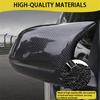 2X Carbon Fiber M Mirror Covers For BMW X3 X5 X6 F25 F15 F16