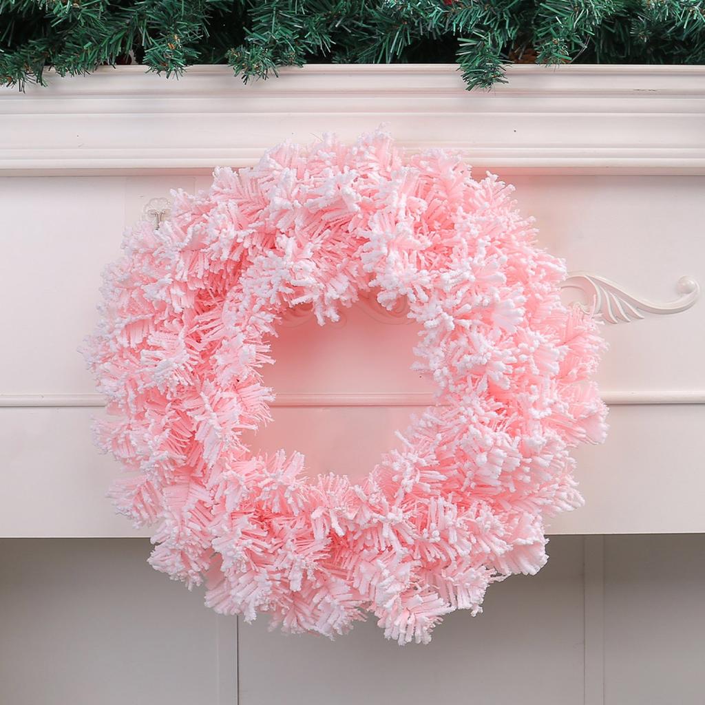 Realistic Christmas Faux Wreath Door Hanging Simulation Garlands for Creating Warm Holiday Atmospheres Easy Installation