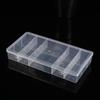 5 Grid Transparent With Cover Rectangle Vertical Eyelash Storage Box Box Organizer Tool Makeup S5M4