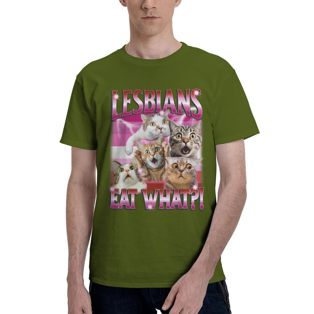 Lesby jedí co Vtipné Lgbtq Lesbická Kočka Meme Měsíc Hrdosti Tričko Léto Vintage Trička Čistá Bavlna Trendové Tričko Pro Muže Tričko