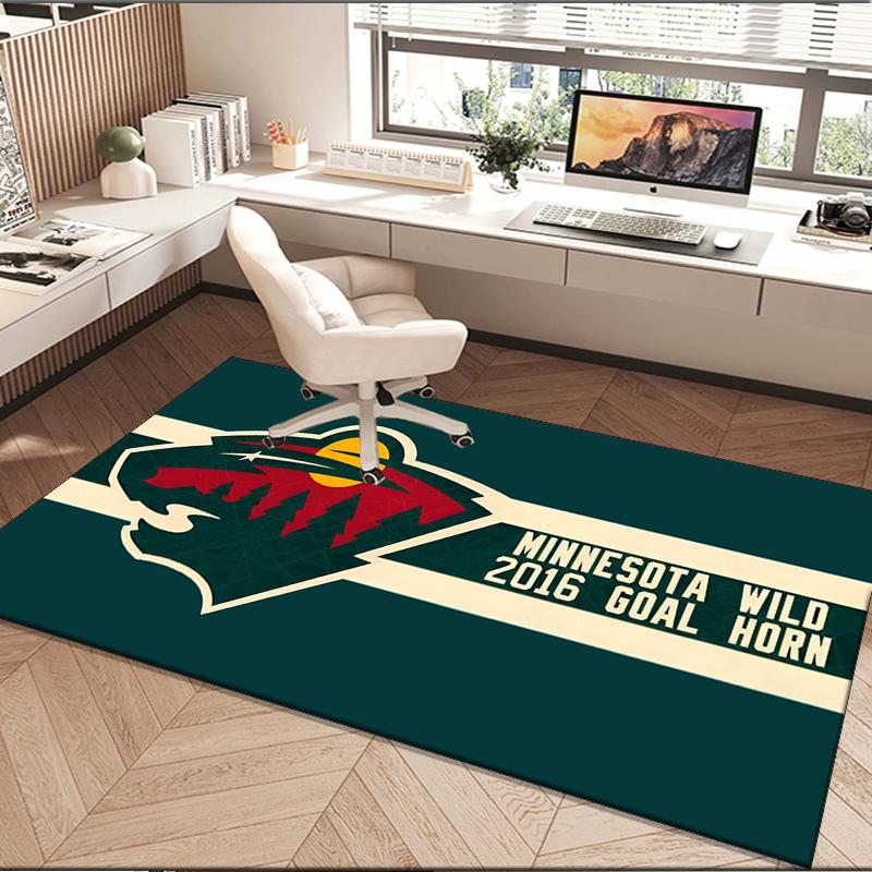 Minnesota Area Rug Suitable for Indoor And Outdoor,Carpets for Playroom, Homes, Offices, Living Rooms,Home Decor,Christmas Fan Gift