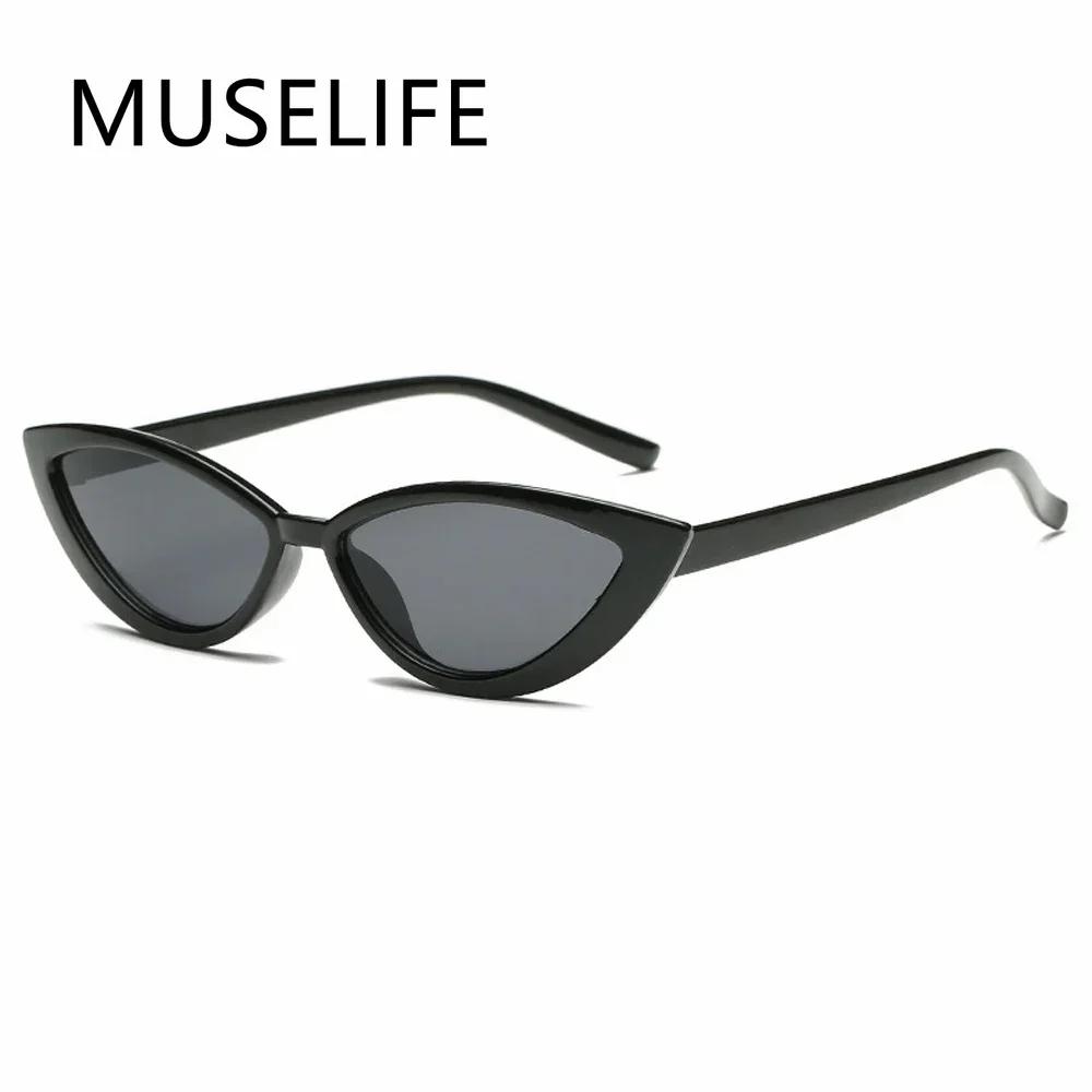 

MUSELIFE Women s Cateye Sunglasses Retro Designer Shades As Picture