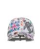 BLACKBLOND Vividi Tweed Cap Homage Graffiti Version (White)