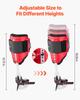 VEVOR Tree Climbing Spikes Set, Height-Adjustable Tree Climbing Gear with Straps & Spike Protectors, 159 Kg Load Capacity