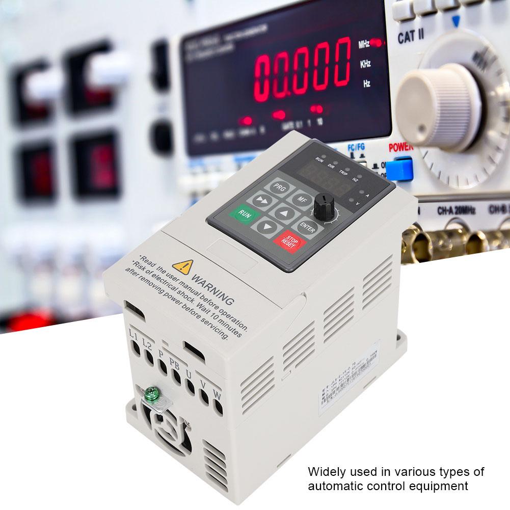 110V 0.75KW 7A Single Phase Input 3 Phase Output VFD Frequency Inverter Converter