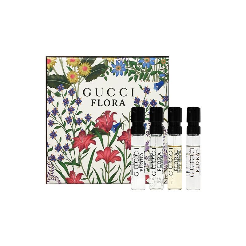Gucci Qimeng Series Perfume Sample Set Four-piece Perfume EDP Mini Gift Box 1.5ml*4 Birthday Gift for Girlfriend