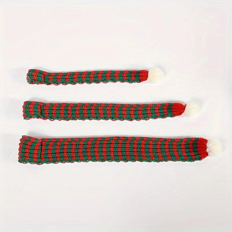 Pet Scarves Cats and Dogs Autumn and Winter Warm Christmas Bibs Knitted Scarves for Dogs