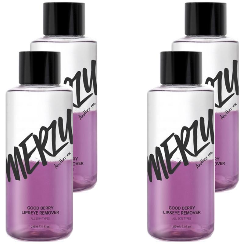 Merzy Good Berry Lip & Eye Remover, 210ml, 4 pcs