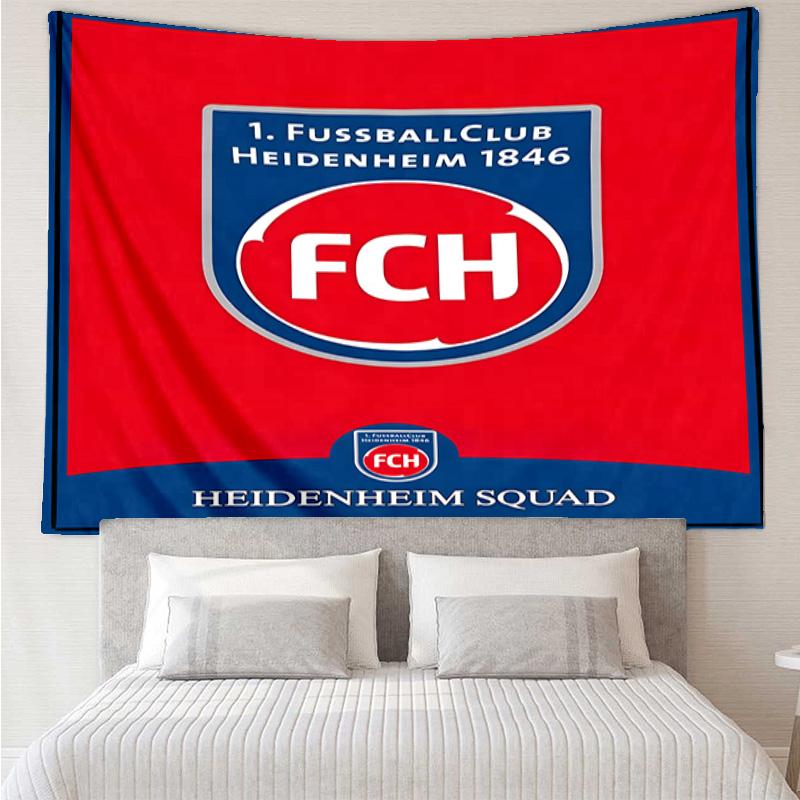 Heidenheim Squad Printed Tapestry, for Bedroom,Livingroom, dormitory, Large Wall Decor, Fabric Decor Fan Birthday Gifts