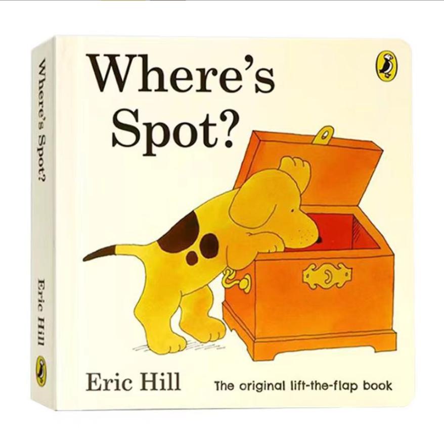 English version Where's Spot where isspot picture book Cardboard book small