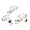 1/4" Pipe Push-in Connector Tee Elbow Straight Connector Water Purifier Cooling Spray Cooling System Aquarium Pipe Fitting 10Pcs