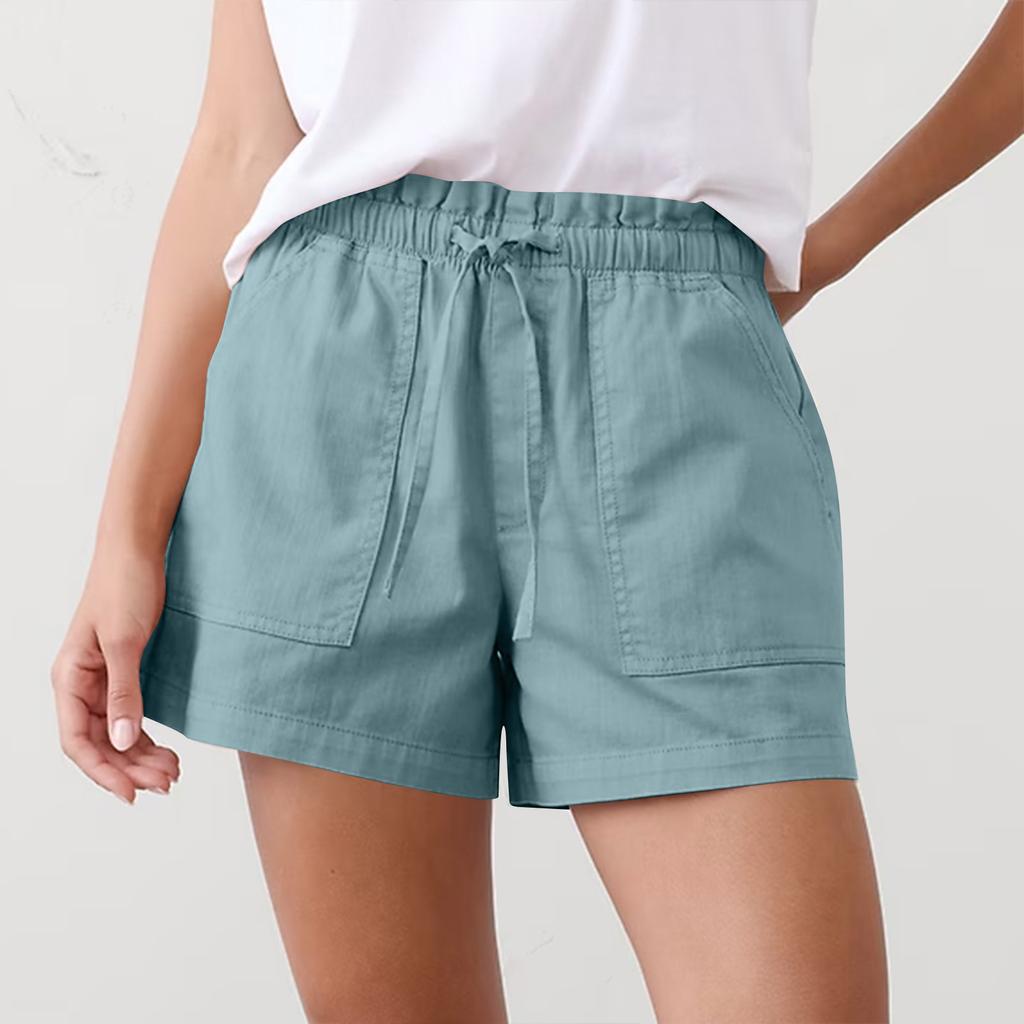 Damen-Shorts mit Taschen, Freizeit-Shorts