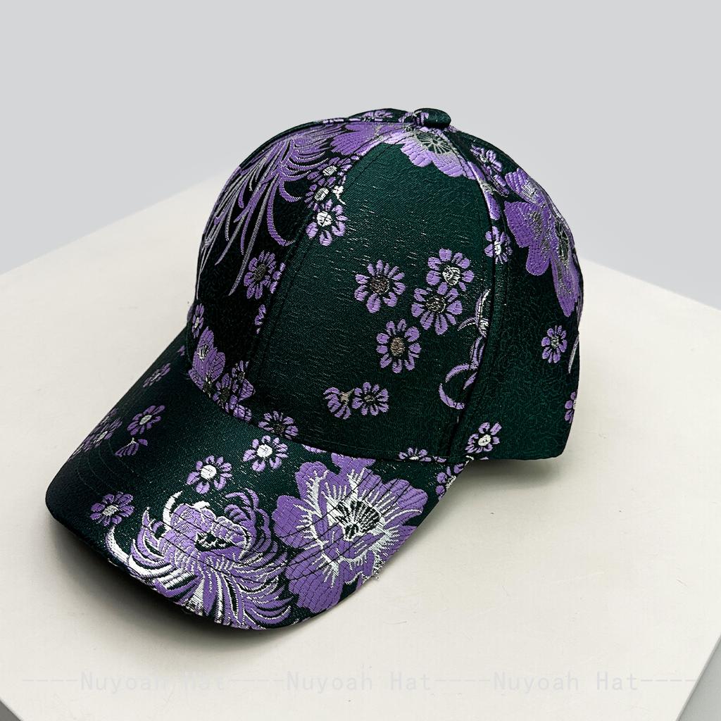 Chic Flower Vintage Baseball Caps Sun Protection Hardtop All-Match Personalized Peaked Hats Elegant Fashion Casual Outdoor Use Latest Women China
