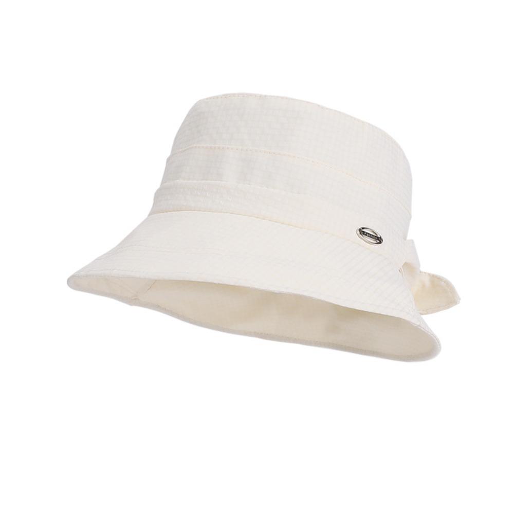 

Solid Color Bow Bucket Hat Bowknot Sunshade Hat Fashion Women Fisherman Hat Girl