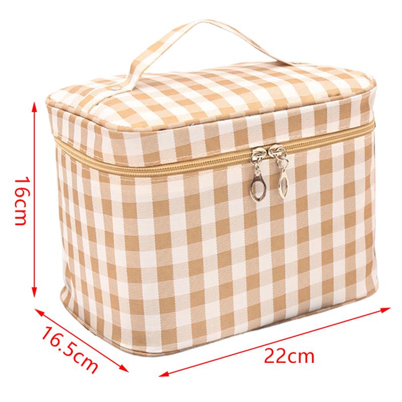 Women'S Large Capacity Cosmetic Bag Toiletry Storage Organizer Beauty Pouch Girls Travel Waterproof Makeup Case Handbag