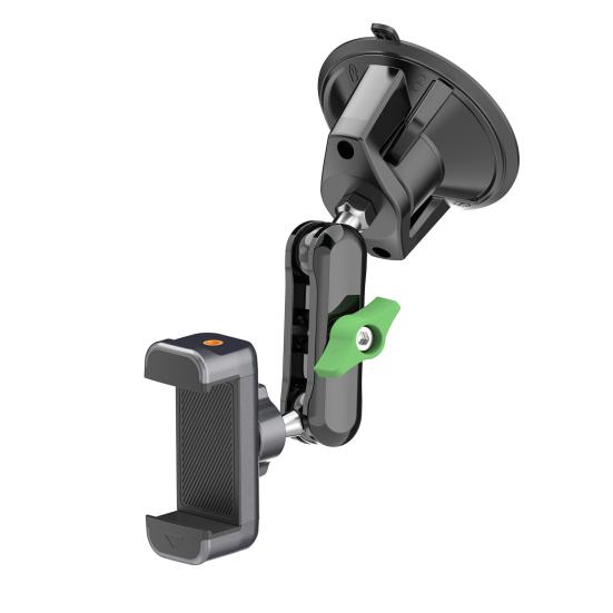 Magnetic Phone Holder for Car 360-degree Adjustable Suction Cup Car Mount Vacuum Phone Stand for Windshield Dashboard