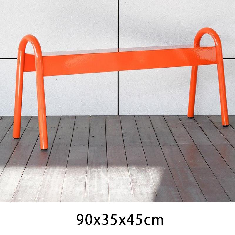 Metal Footrest Aesthetic Modern Footstool Low Design Bench Chair Ground Outdoor Furniture Stools Living Room Garden Decorative