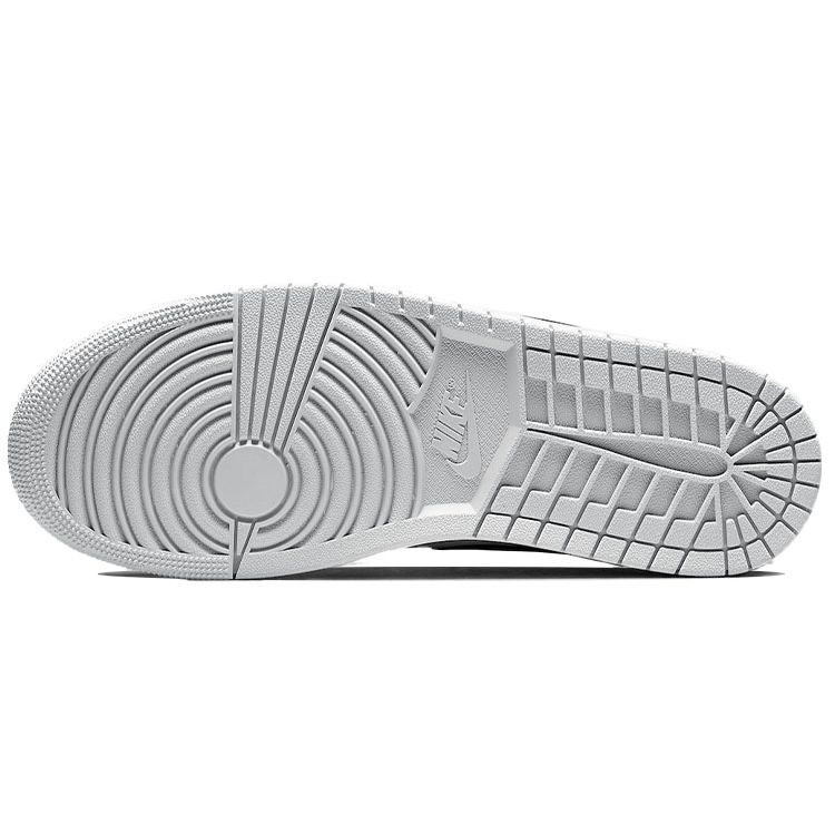Air Jordan 1 Low Shadow Toe Men Sneakers Grey Light-Smoke-Grey Black 553558-052