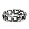 Fongten Vintage Muster Hohl Design Edelstahl Armband für Männer Qualität Romantik Leichtigkeit Modeschmuck Geschenke
