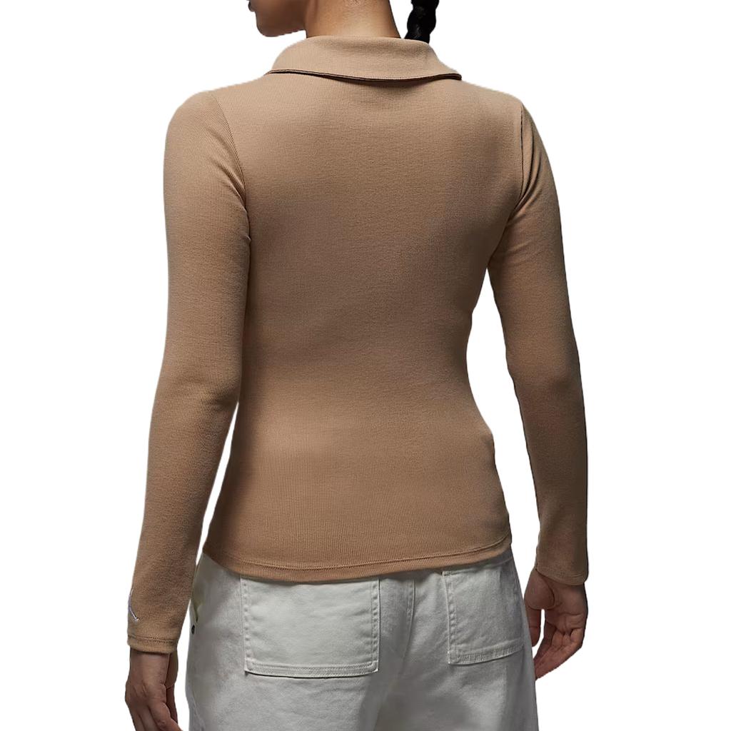 Jordan Solid Color Comfortable Long Sleeve Knit Sweater Women sweater FV7192-200