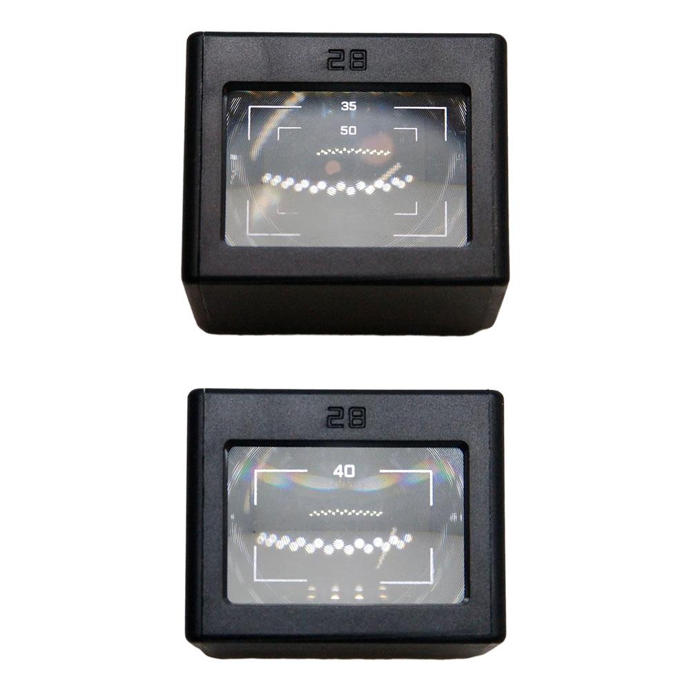 Optical Waist-level Viewfinder 28mm (with 35/50, 40 Frame Lines) Shoe Foot Offset Adjustable Pan-focus Partner For Photography