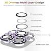 Full Diamond Camera Protection For iPhone 17 16 15 14 13 Pro Max Air Plus Lens Cover Glitter Protector Camara Scratch-resistant