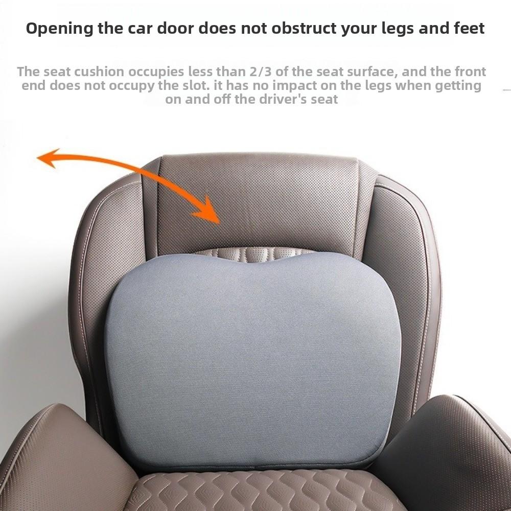 Comfort 2 in 1 Wedge Car Cushions Thickened Ergonomic Design Lumbar Support Portable Soft Memory Foam Seat Booster Office Use