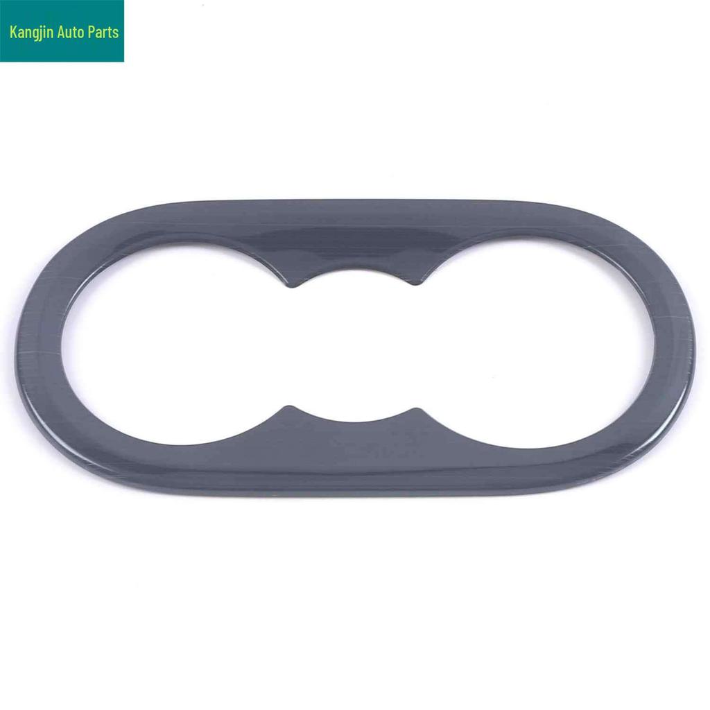 Volkswagen 2021 ID.4 X Black Titanium Steel Front Panel Vent & Headlight Control Trim.