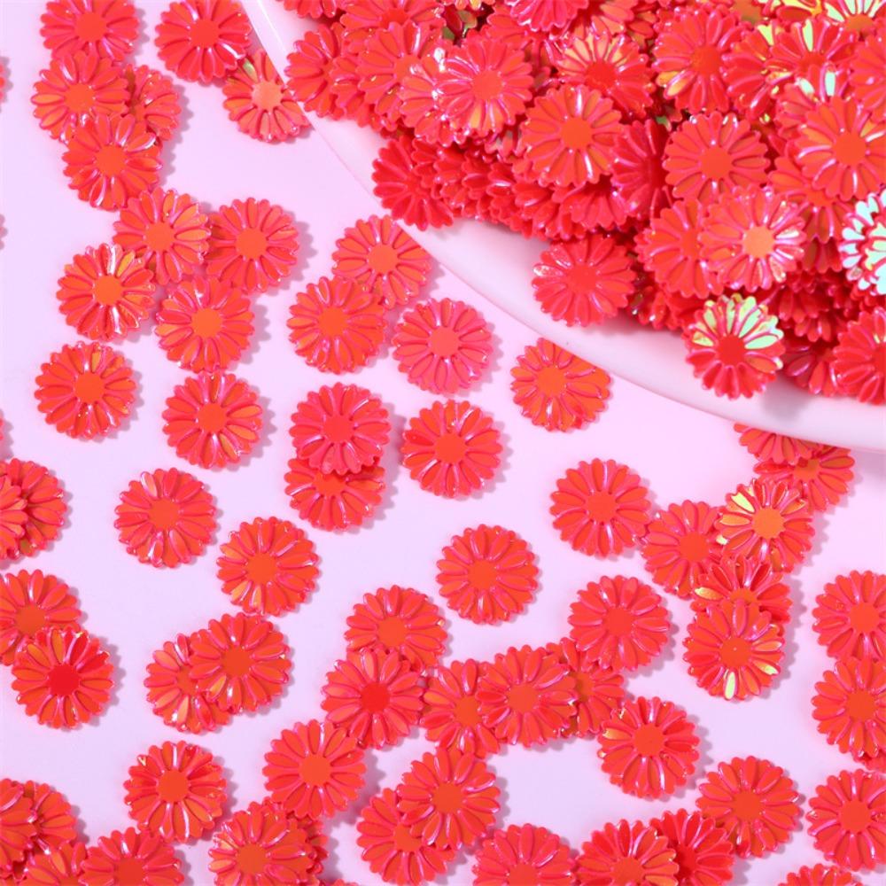 Phone Case Decor Daisy Sequins Glitter Nail Art Slime Fillers Flower Loose Sequins Handmade