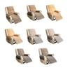 Flanell Sofabezug Polster Weich Warm Sessel Stuhl Couch Abdeckung mit Seitentaschen Für Winterkomfort Universelle Größe
