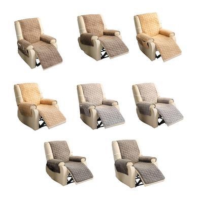 Flanell Sofabezug Polster Weich Warm Sessel Stuhl Couch Abdeckung mit Seitentaschen Für Winterkomfort Universelle Größe