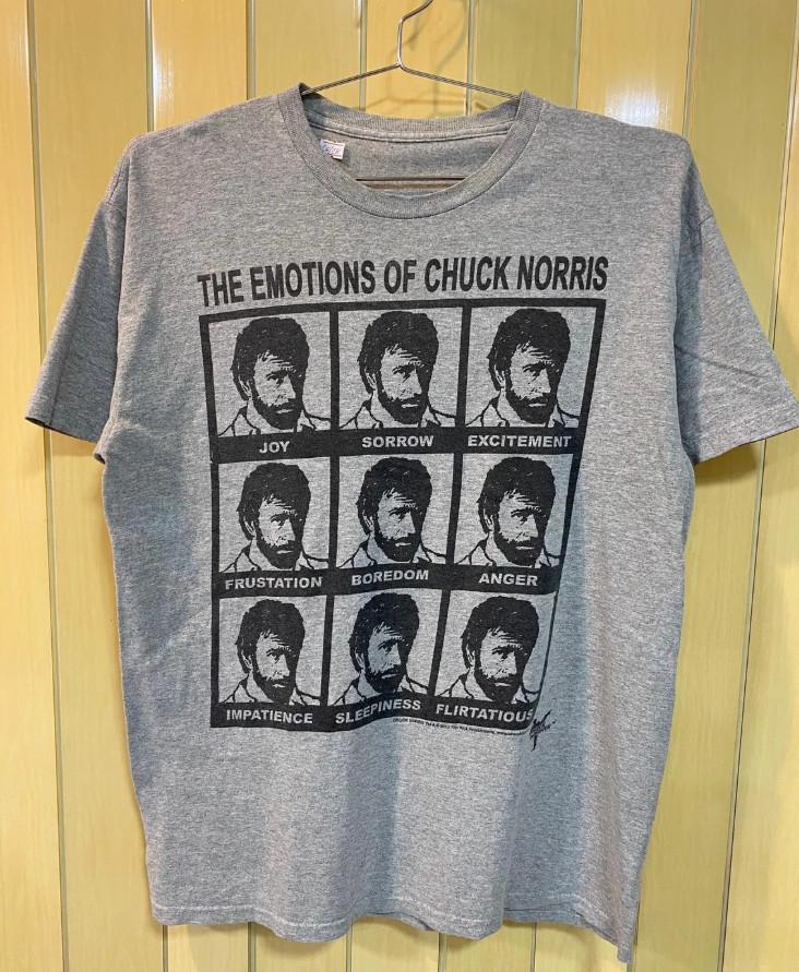 

RIP Vintage The Emotions of Chuck Norris 2008 T Shirt All Size Unisex T-Shirt L