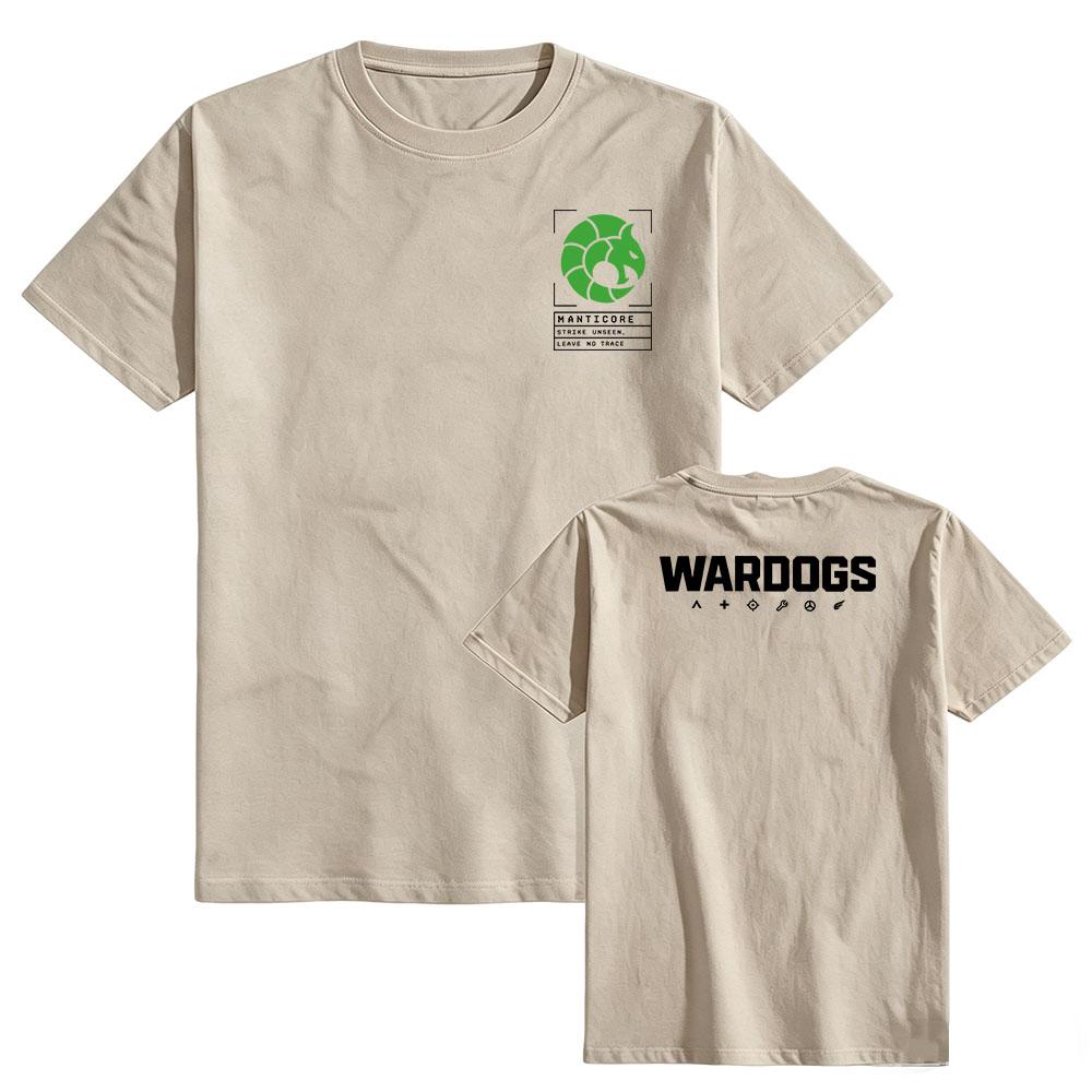 WARDOGS MANTICORE GREEN VALKYRA RED LONESTAR BLUE T-shirt Short Sleeve Summer O-neck Unisex Streetwear Graphic Print Merch Tees