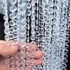 11mm UFO Disc Acrylic Beaded Curtain for Wedding Décor, Ceiling Hanging, and Aisle Runner.