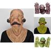 Halloween Latex Fish Monster Mask With Gloves For Costume Role Play And Horror Events