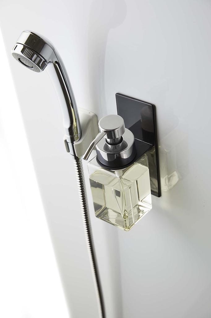 Yamazaki Jitsugyo 5227 Suport Magnetic Dispenser Tip Spumă Negru Turn Stocare Flotantă Instalare Ușoară Aprox.. W7XD8.5XH17cm