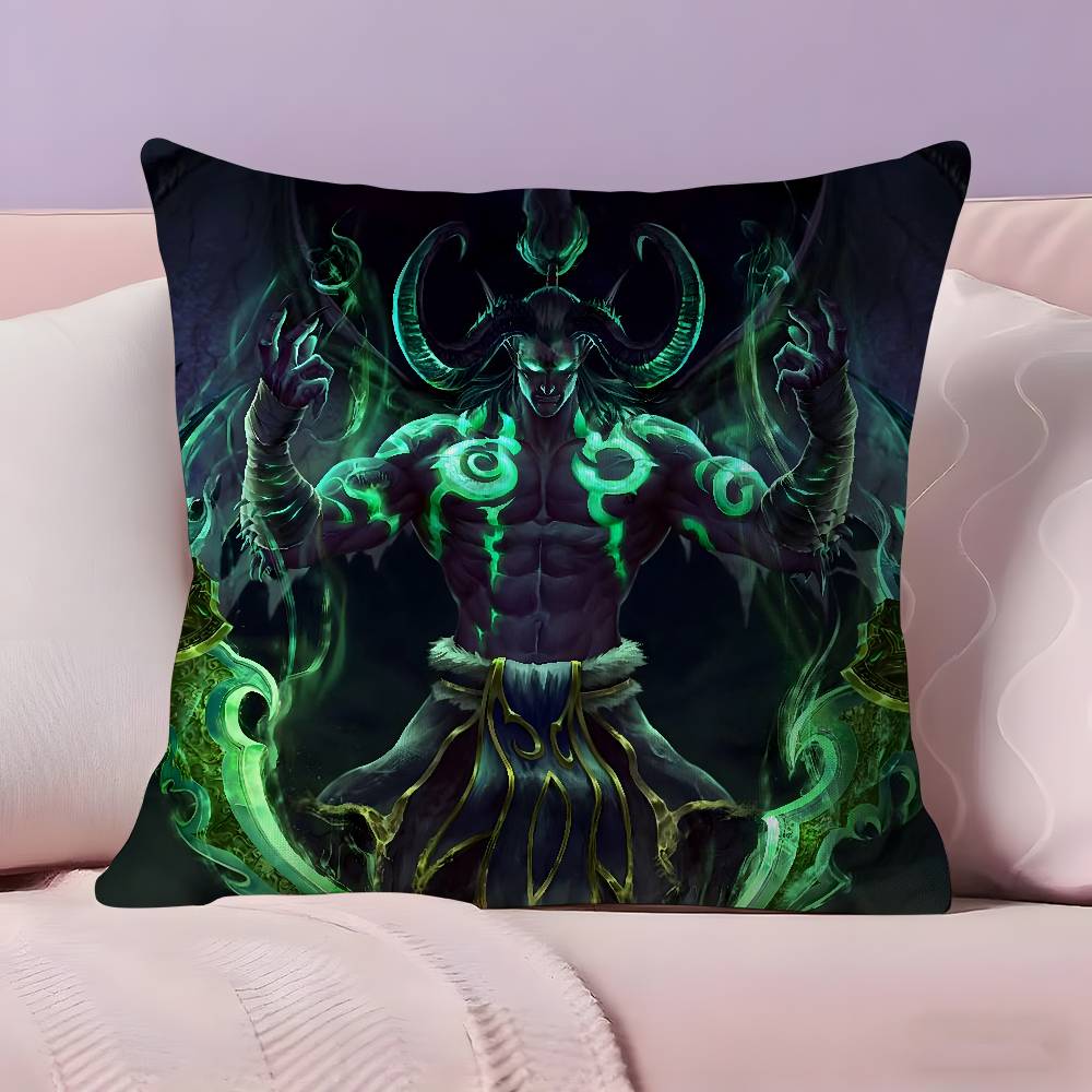 Warcrafts of World W-WOW Pillow Case Pillowcase Ultra Soft Skin Friendly Fabric Cloud Like Comfort & Concealed Zipper