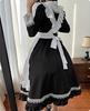 [NOKIJP] Maid Costume, Cosplay, British Style, Lace, Ribbon, Long Sleeves, Short Sleeves, British Style, Halloween, Formal, Maid Cafe, Coffee Shop, Co