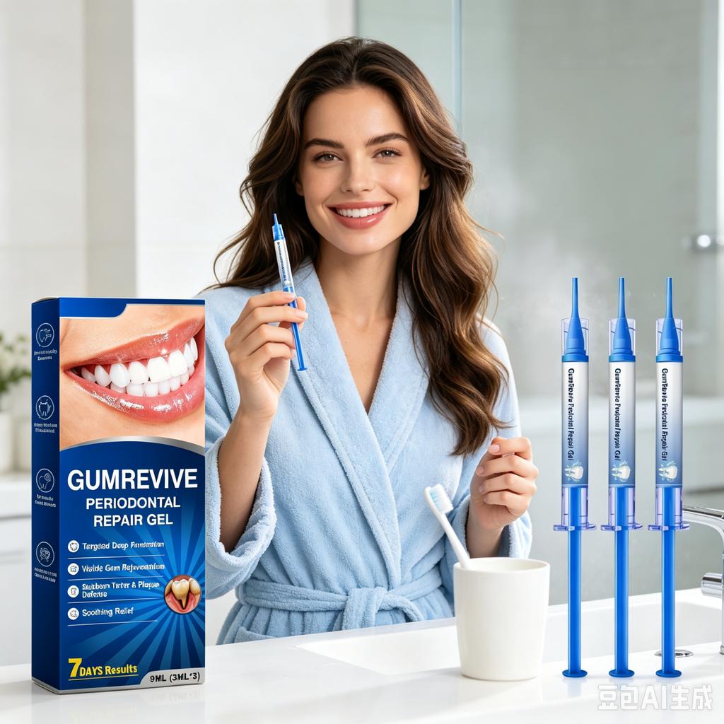 Gumrevive Gel pro péči o dásně 9 ml (3ml×3ks), Jemná péče o dásně a svěží dech