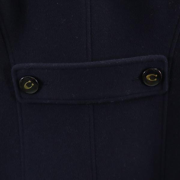 COACH Chester coat XS Navy Dedicated cover Women Used