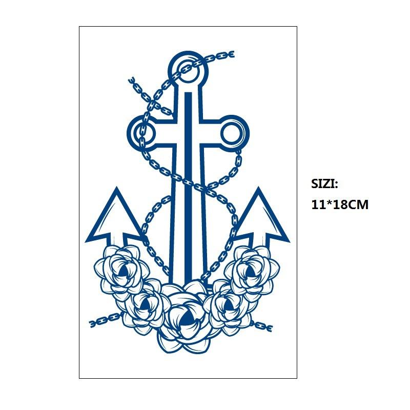 Emmy Naklejka Tatuaż Ziołowy Stopniowa Zmiana Geometryczny Gwieździste Niebo Łańcuch z Gwiazd Trwały Nieodblaskowy Naklejka Transferowa Wodna