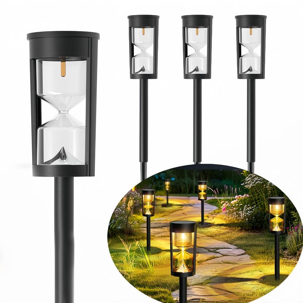 

4PCS Solar Lights Outdoor Waterproof Solar Garden Lights Pathway Lights for Your Garden, Landscape, Path, Driveway,Walkway Decor 4PCS