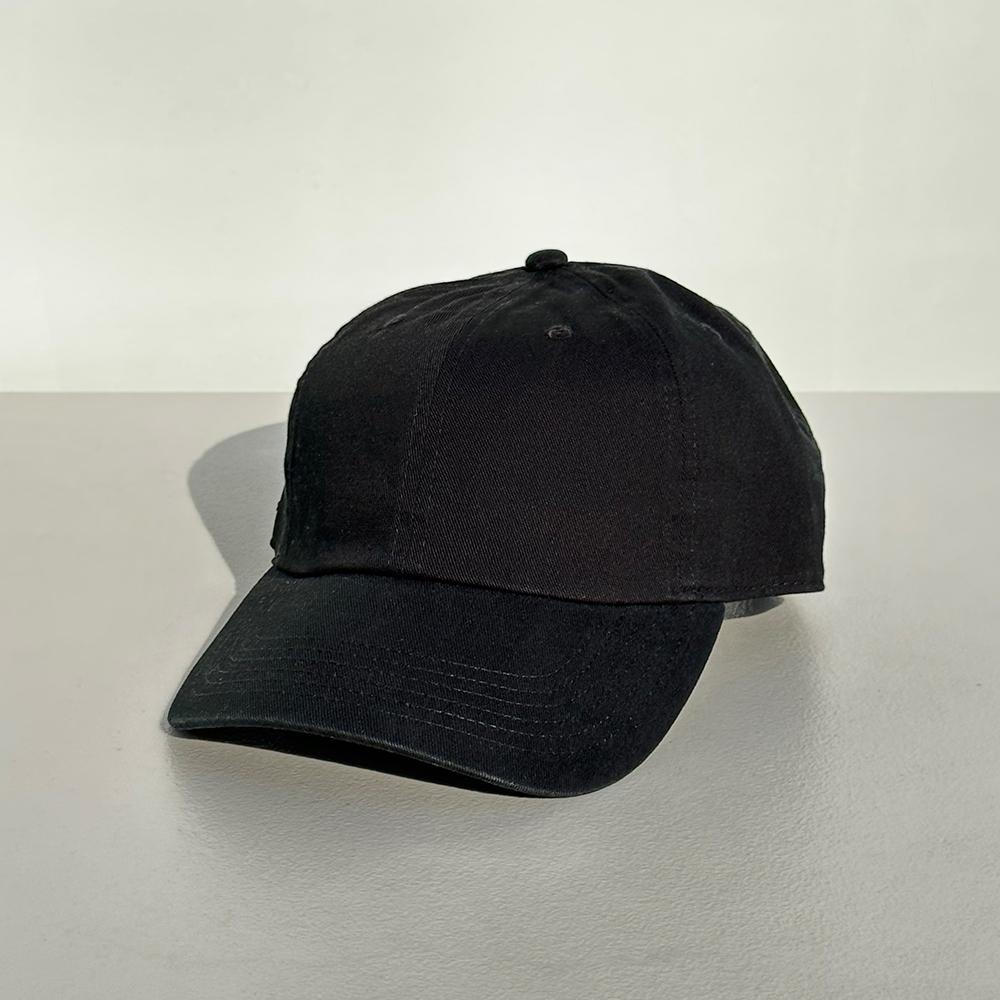 Nyuhaeteun Washed Ball Cap (Black)