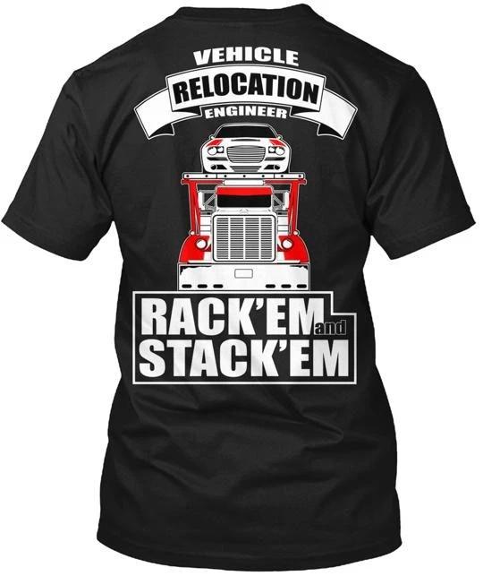 

Truck Driver Car Hauler Engineer T shirt Made in the USA Size S to 5XL M