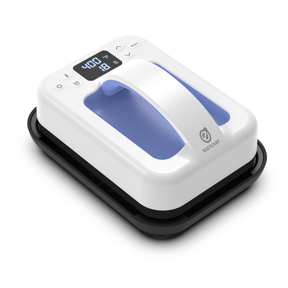 

1шт термопресс для футболок 7 x5 портативный пресс для футболок быстрый нагрев утюг пресс термоперенос машина(розовый) EU фиолетовый