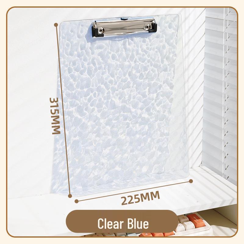 Double Clip Writing Board with Storage for A3/A4 Documents - Ideal for Students & Office Use